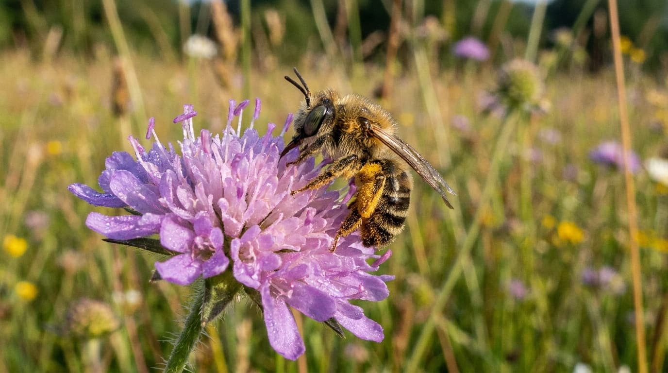 
Rund fünfhundert Wildbienenarten leben in Deutschland, und Augustin Rauch hat im eigenen Garten längst nicht alle Ansprüche abdecken können